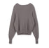 Point Chunky Knit Crew Sweater in Glacier